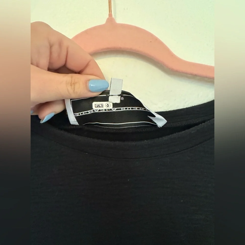 Michaela Buerger I Love Paris Crewneck Sweatshirt Black Medium Stretch EUC